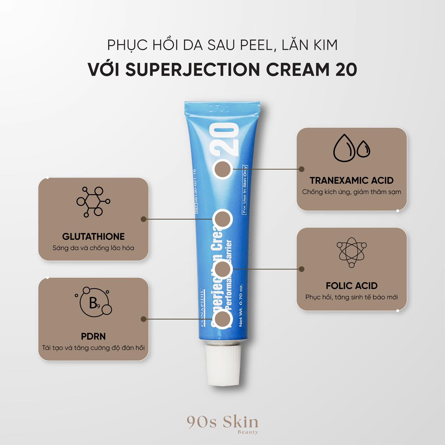 Kem phục hồi da Conapidil Superjection Cream 20g - Lazada | Lazada.vn