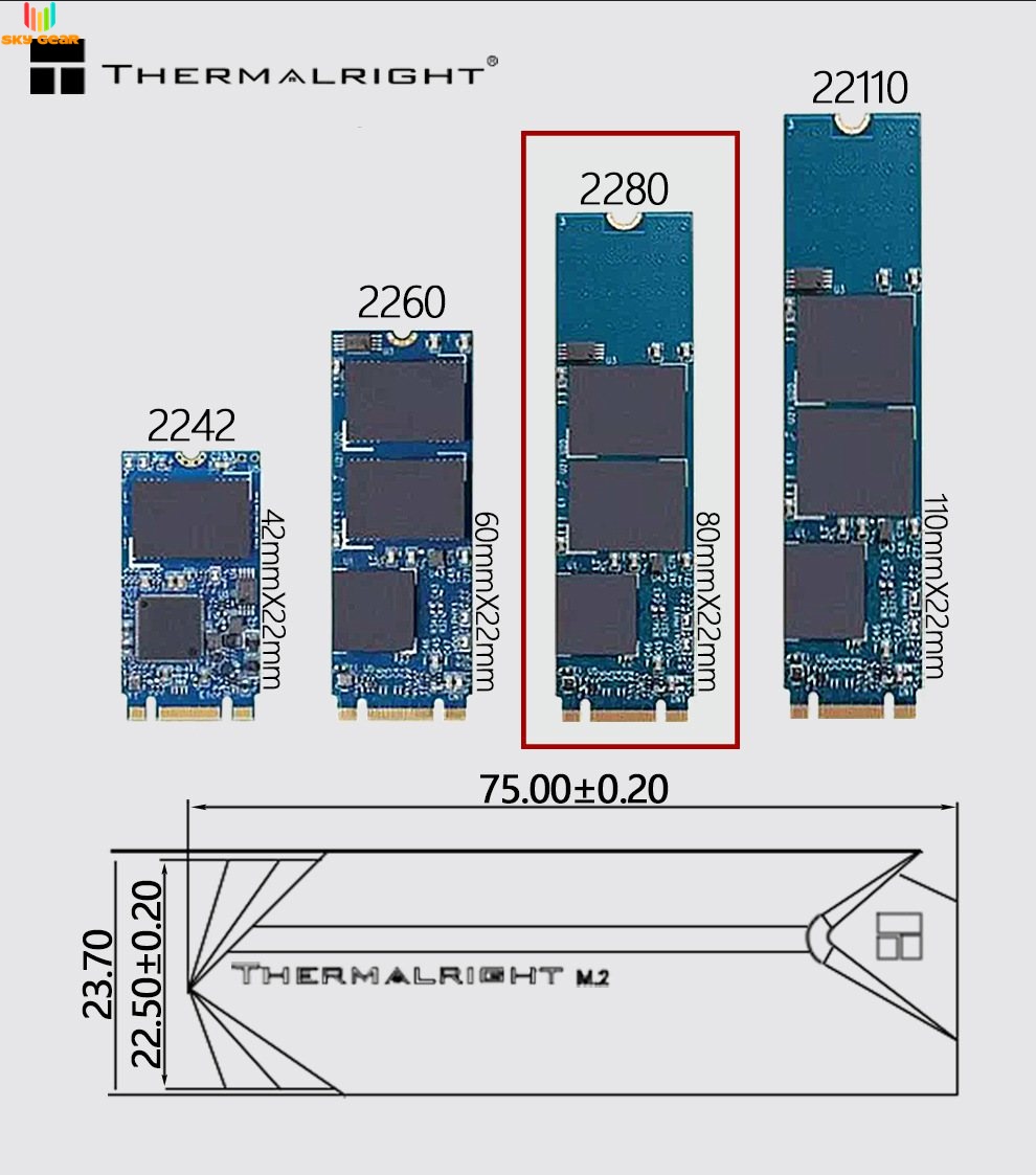 Tản Nhiệt SSD M2 2280 Thermalright