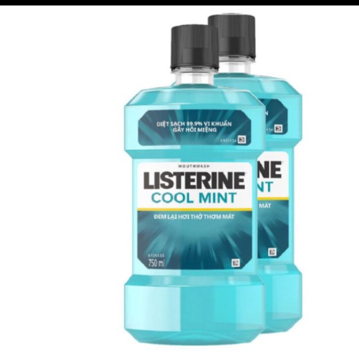 [ COMBO 2 CHAI ] NƯỚC SÚC MIỆNG LISTERINE 750ML