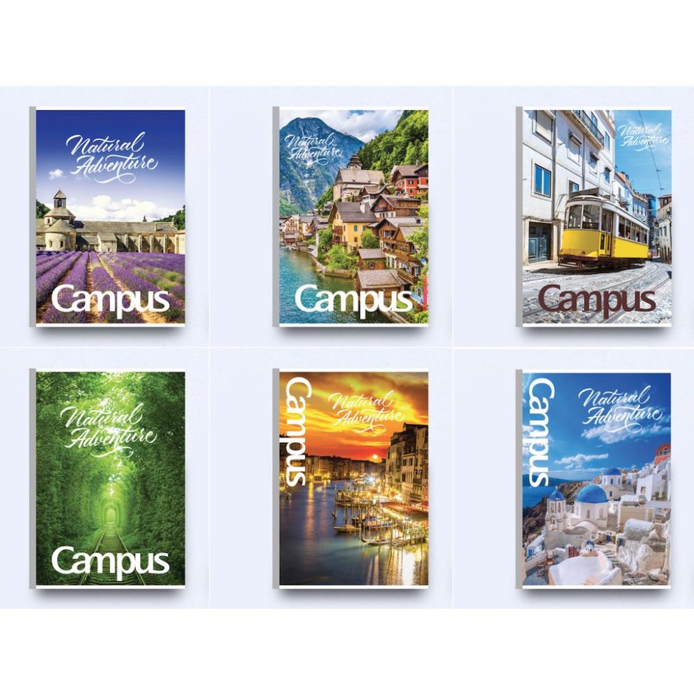 Vở Campus kẻ ngang có chấm 80 /120 /200 trang - Campus Adventure