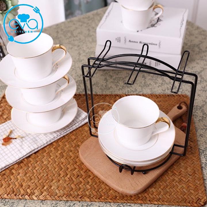 [HCM]Giá Treo Ly Tách Và Dĩa Giúp Gọn Gàng Nhà Bếp