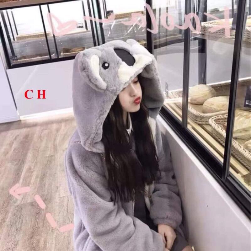 (HÓT) ÁO LÔNG MẶT GẤU SIÊU CUTE, THỜI TRANG 1993