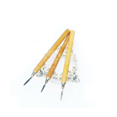 Lấy khóe cán gỗ, cây lấy khoé móng tay chân cán gỗ MOON NAIL