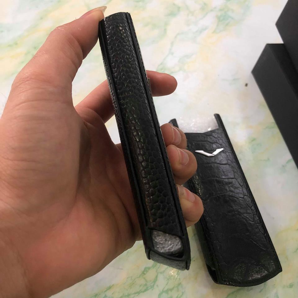 Bao da Vertu da cá sấu và đà điểu Xịn