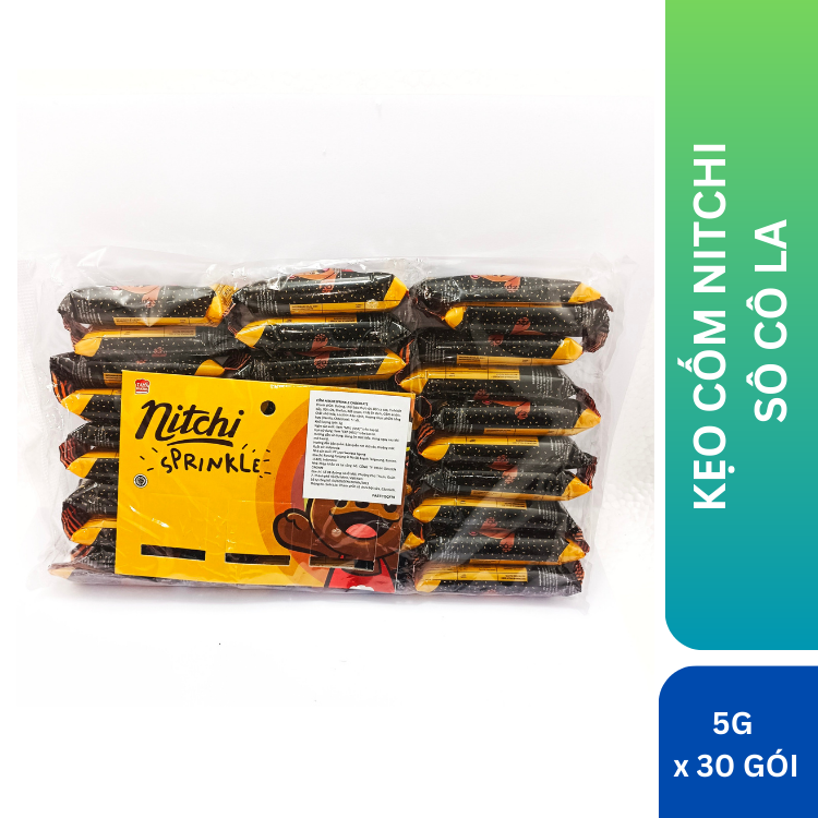 Kẹo cốm Nitchi túi 30 gói x 5gr