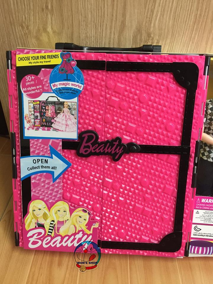 Đồ chơi độc: búp bê Ken Barbie và tủ đồ 30 phụ kiện