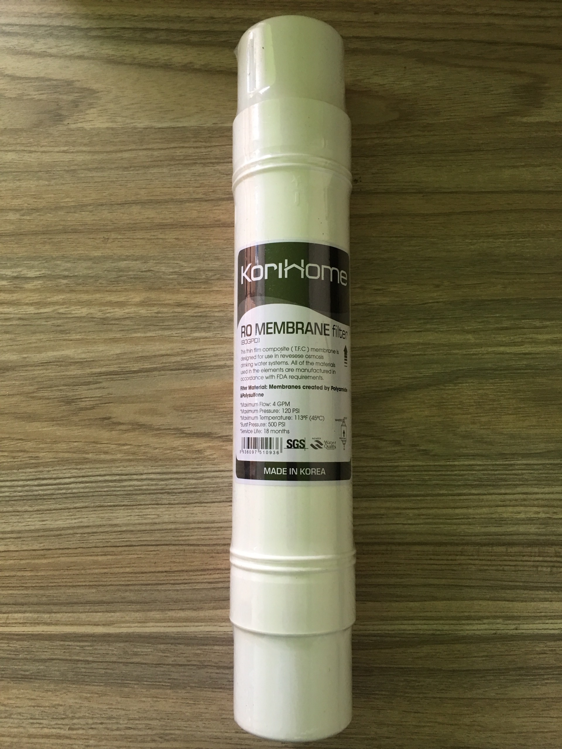 Lõi Lọc Nước Korihome - RO Membrane
