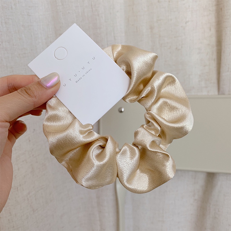 Thun buộc tóc Scrunchies Lụa satin mềm
