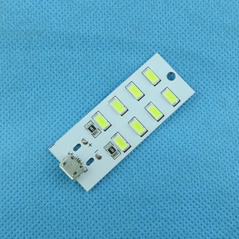 Module 8 bóng LED siêu sáng nguồn micro USB- Linhkiendientusv.vn