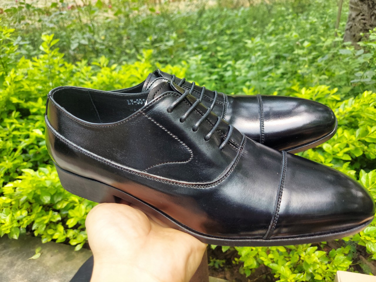 Giày công sở nam buộc dây da bò lịch lãm