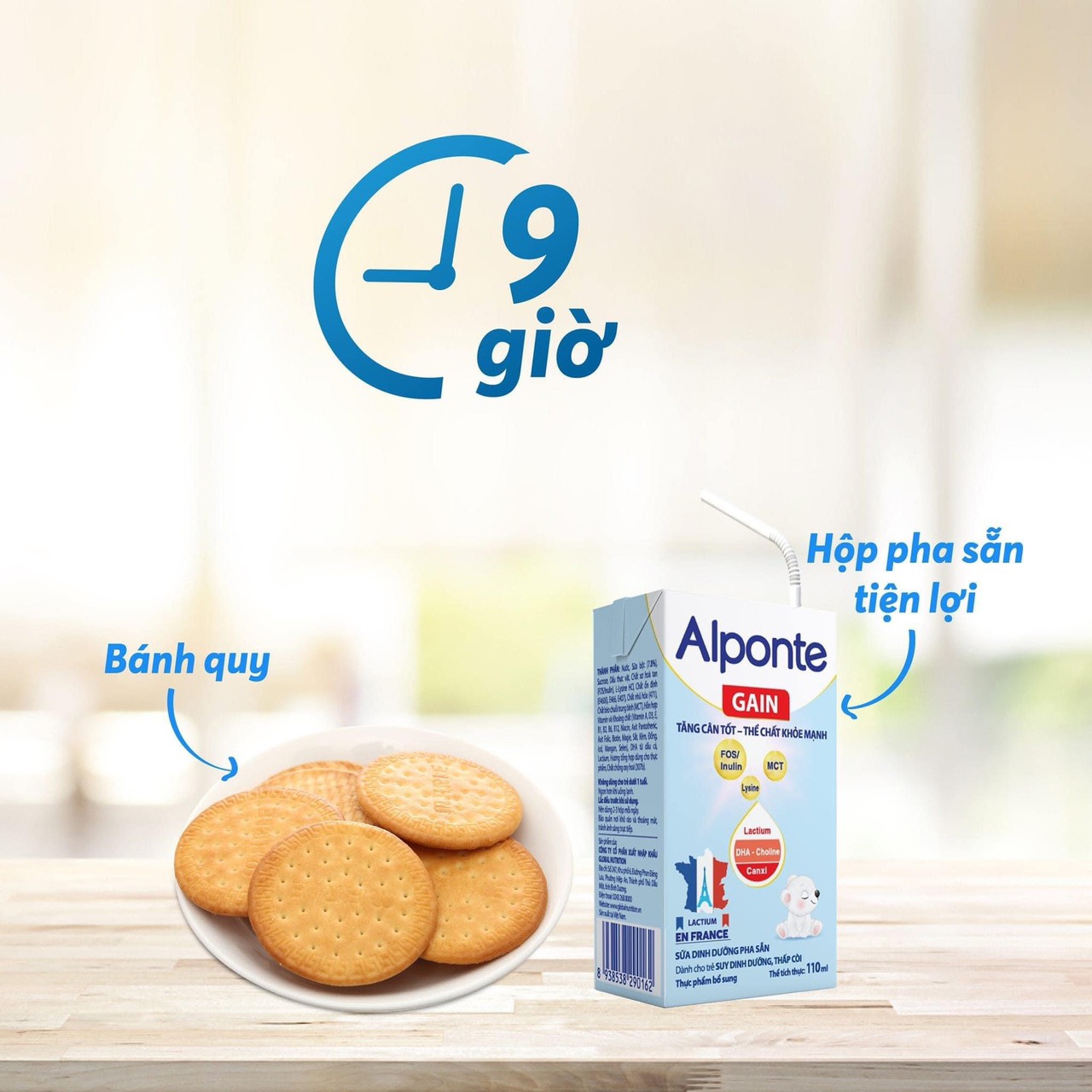 (Date mới) Sữa bột pha sẵn Alponte Gain 180ml/1 hộp (combo 6 lốc 24 hộp)