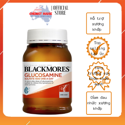 HCMHàng Chuẩn ÚC Blackmores Glucosamine 1500mg - Viên uống hỗ trợ xương