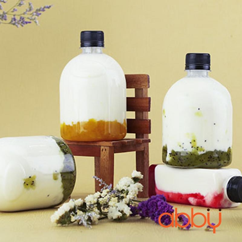 50 CHAI NHỰA TRÒN LÙN 500ML