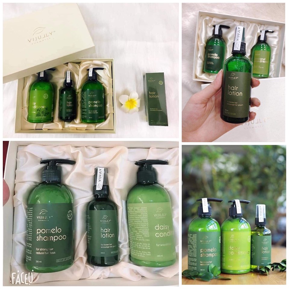 [HCM]Combo gội xịt xả bưởi Vy July