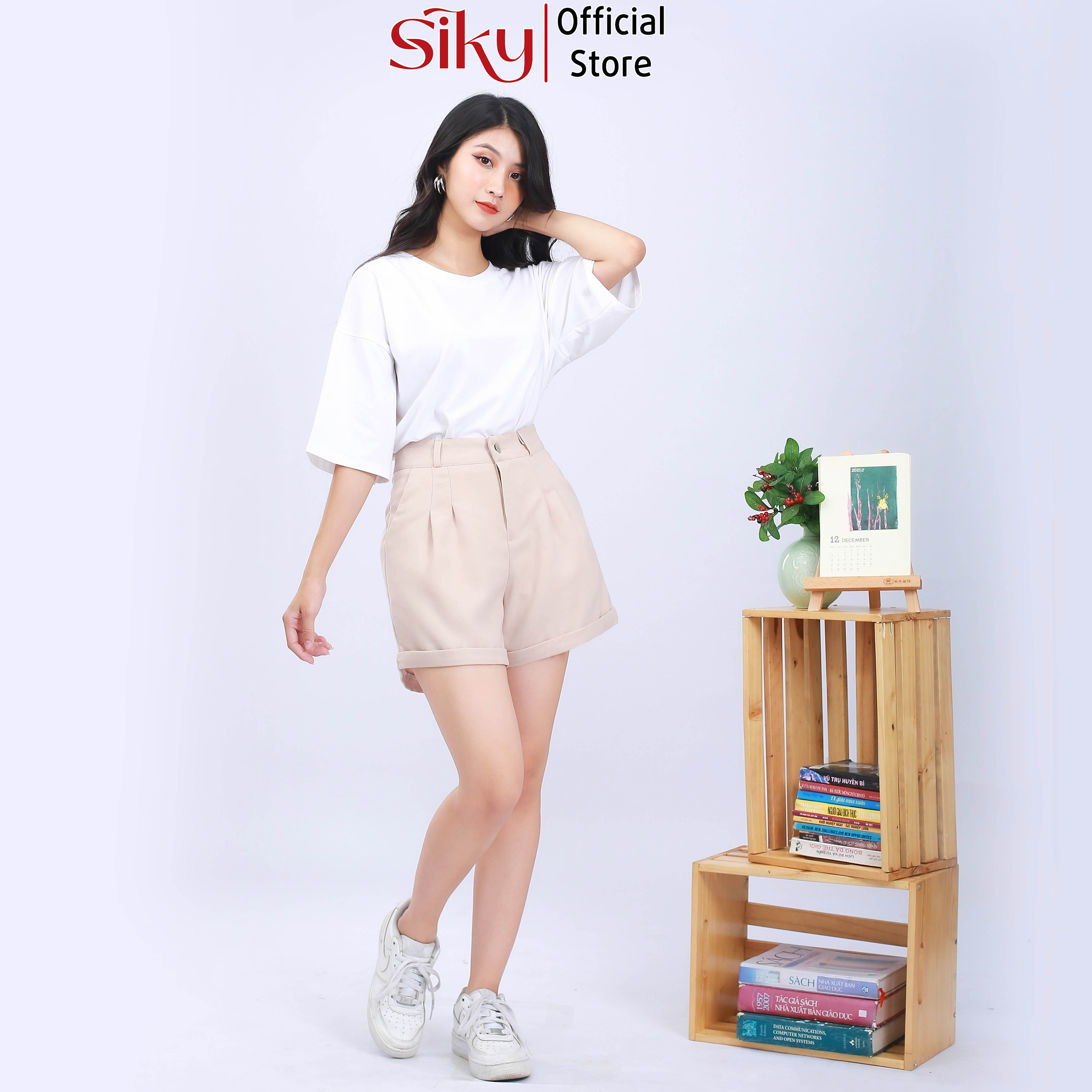 Quần Short Nữ Gập Gấu - SIKY - QS02