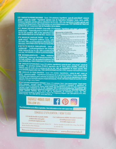 Bột Cacao Hữu Cơ Kaoka 400g