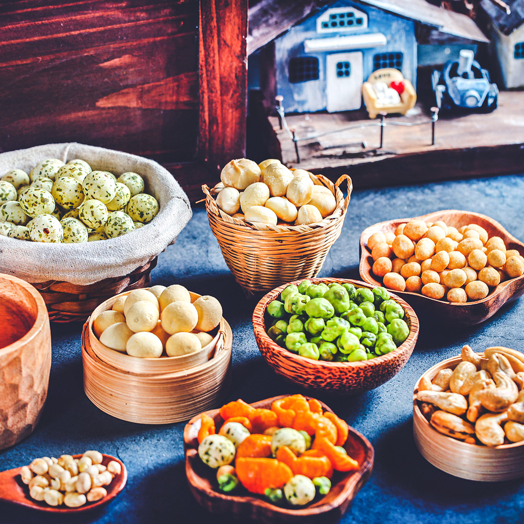 Hạt điều vỏ lụa Langfarm, 200g, hũ, mẫu tobita