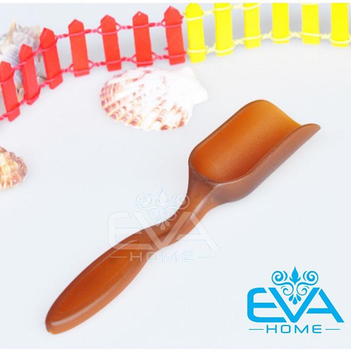 [HCM]Muỗng Múc Trà Nhựa Nâu Teaspoon