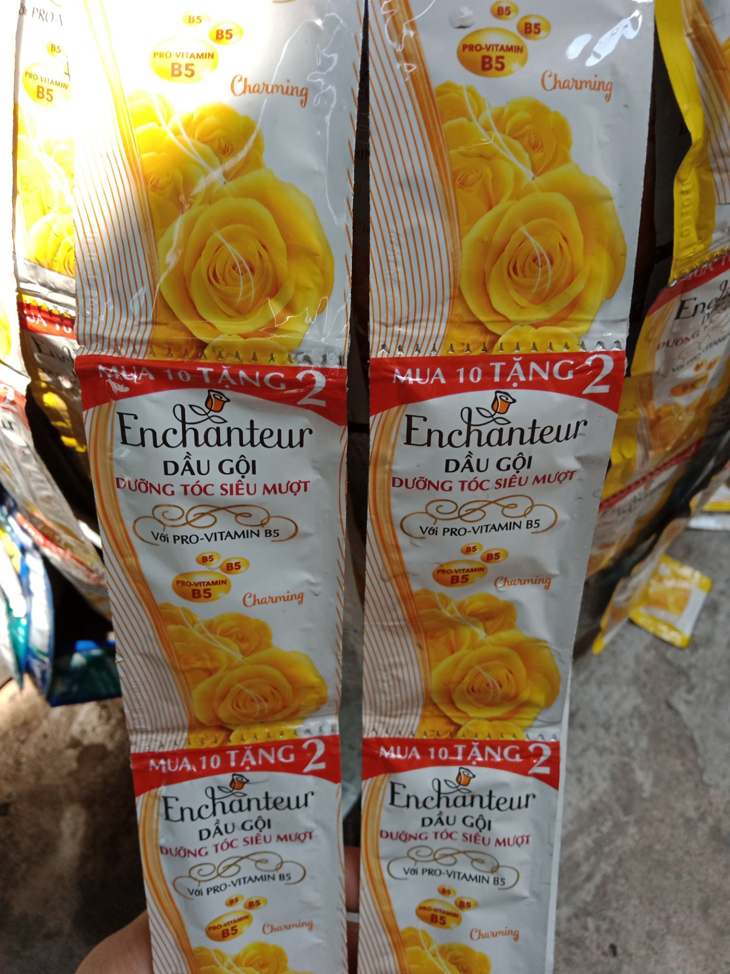 [HCM]Dầu gội đầu Enchanter dây 12 gói