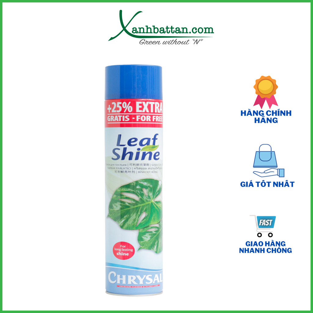 Xịt Bóng Lá Cho Cây Kiểng Leafshine Crystal 750 ml