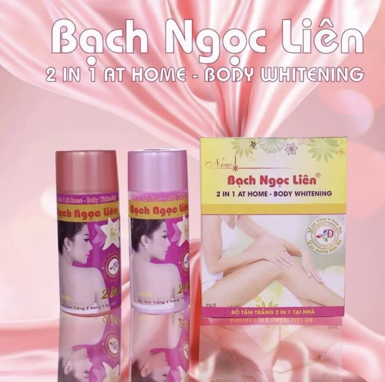 Tắm trắng BẠCH NGỌC LIÊN 2in1 at home - body whitening
