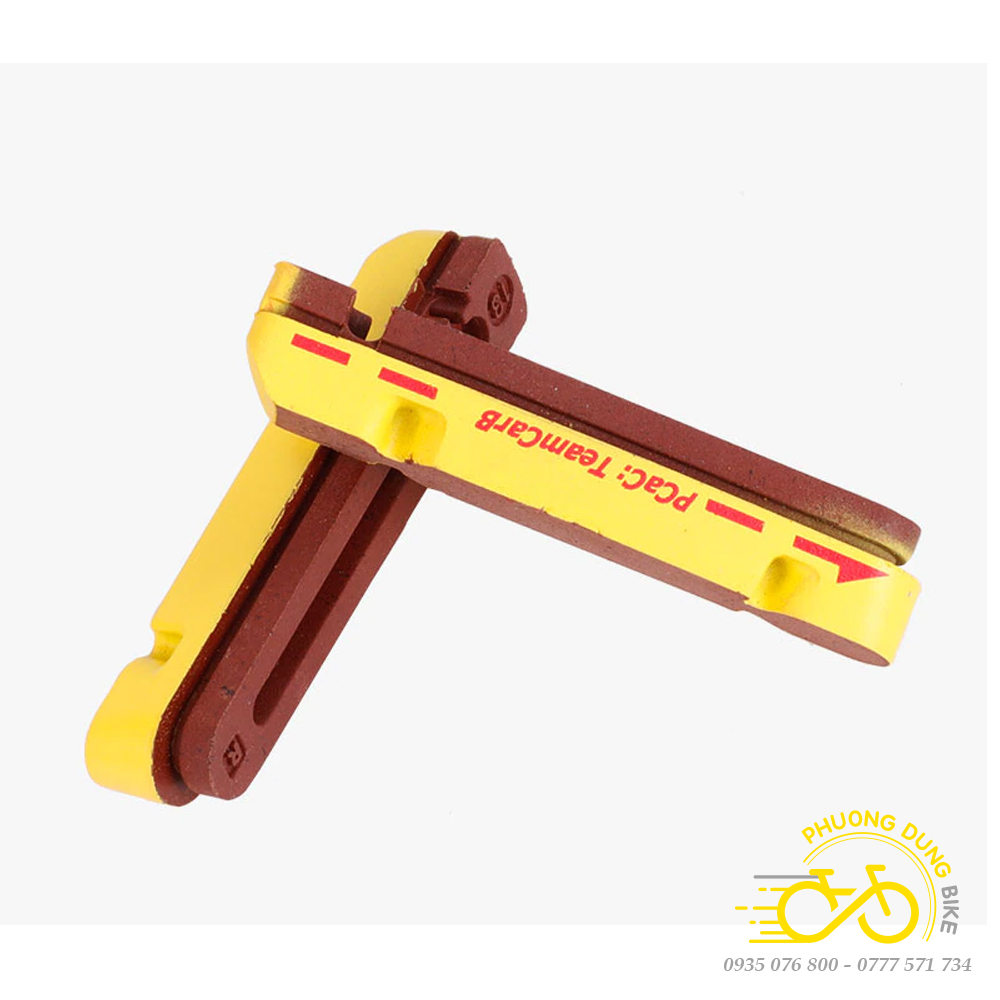Cặp gôm phanh cho xe đạp road Carbon TeamCarb - 2 gôm phanh