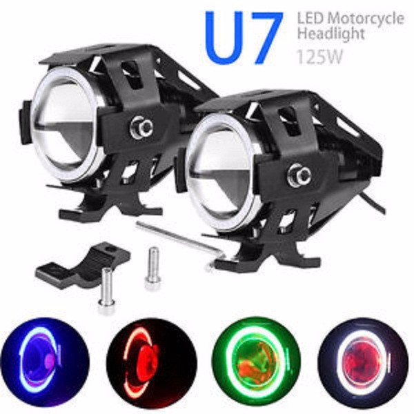 [HCM]Đèn Led Trợ Sáng U7 Cho Xe Máy Vs Ô Tô Siêu Sáng