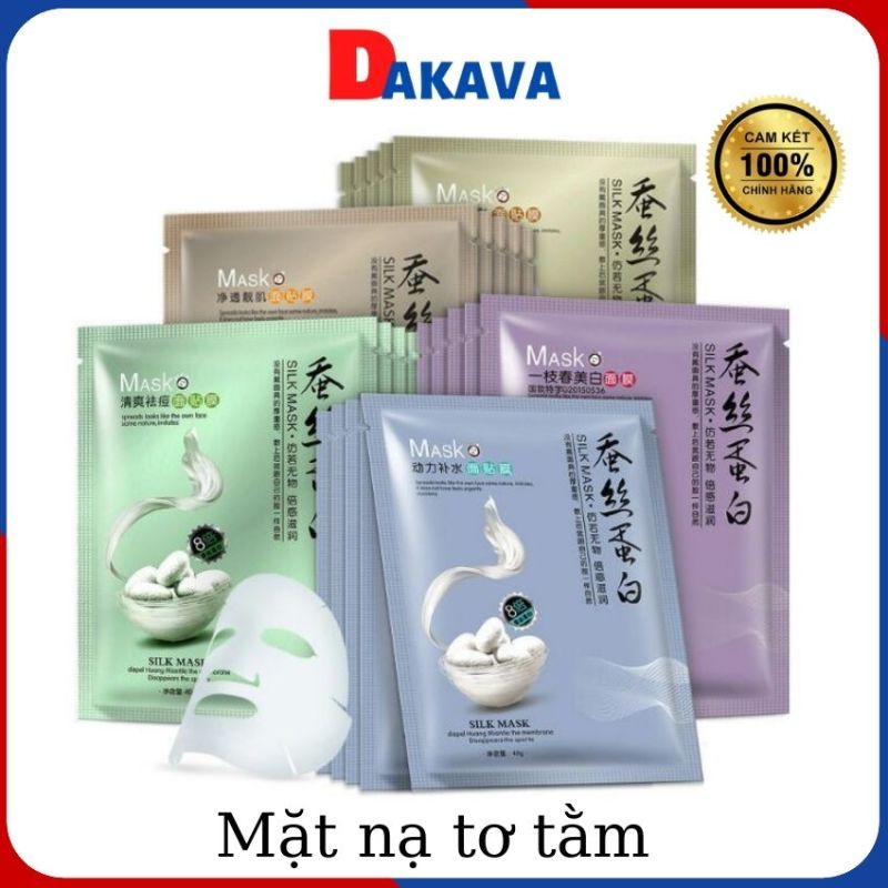 [Freeship]Mặt nạ dưỡng da dưỡng ẩm da mặt giấy cho da dầu mụn Mask chống lão hóa trắng mặt DAKAVA MN02 nhập khẩu