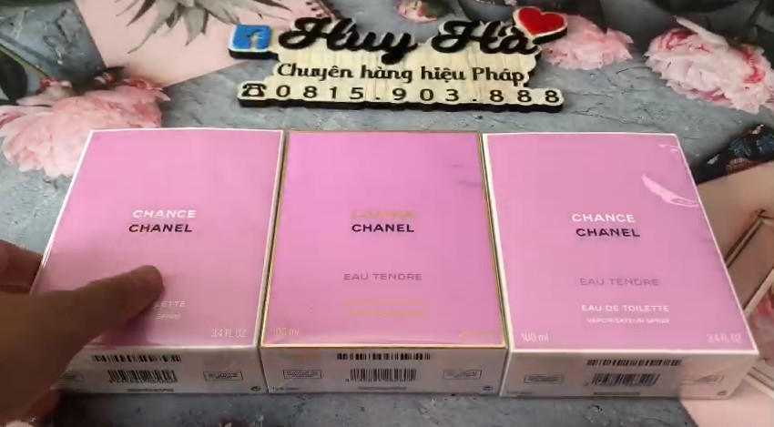 Chanel perfume chance 100ml [Various version] [Bill France]