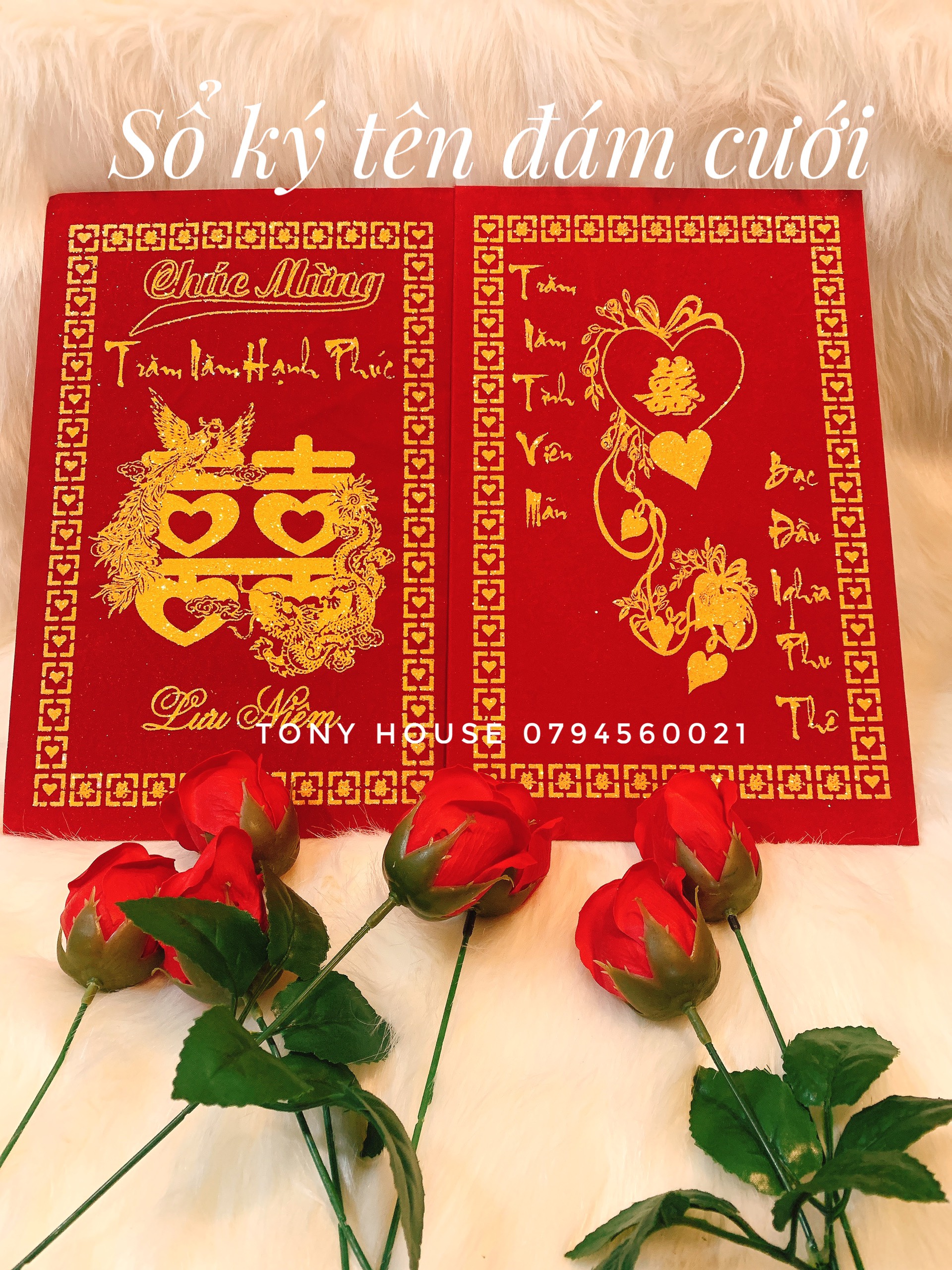 SỔ KÝ TÊN ĐÁM CƯỚI - TONYHOUSE