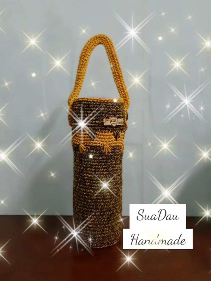 Túi handmade chất liệu sợi dệt Việt Nam (không bao gồm ly)