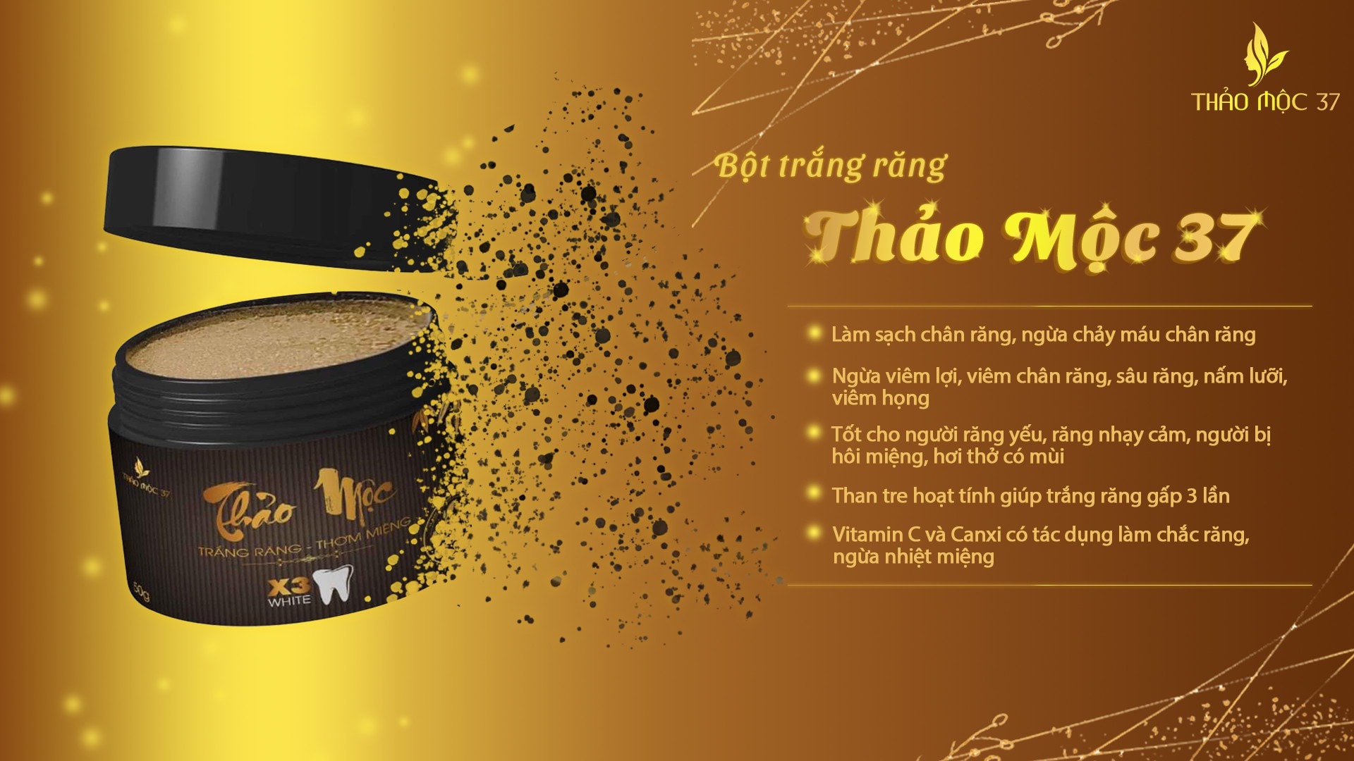 Bột trắng răng thảo mộc 37