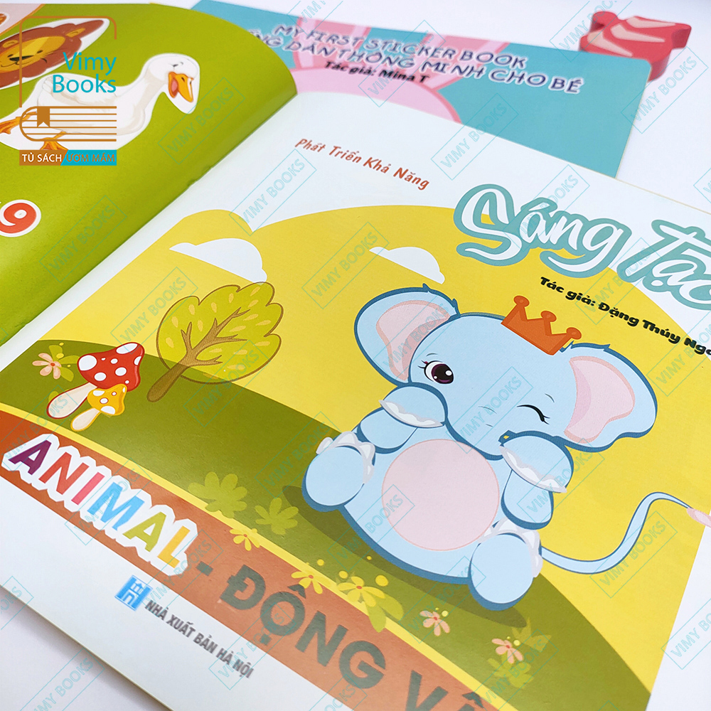 Sách - Miếng Dán Thông Minh Cho Bé - My First Sticker Book (Bộ 3 Cuốn)