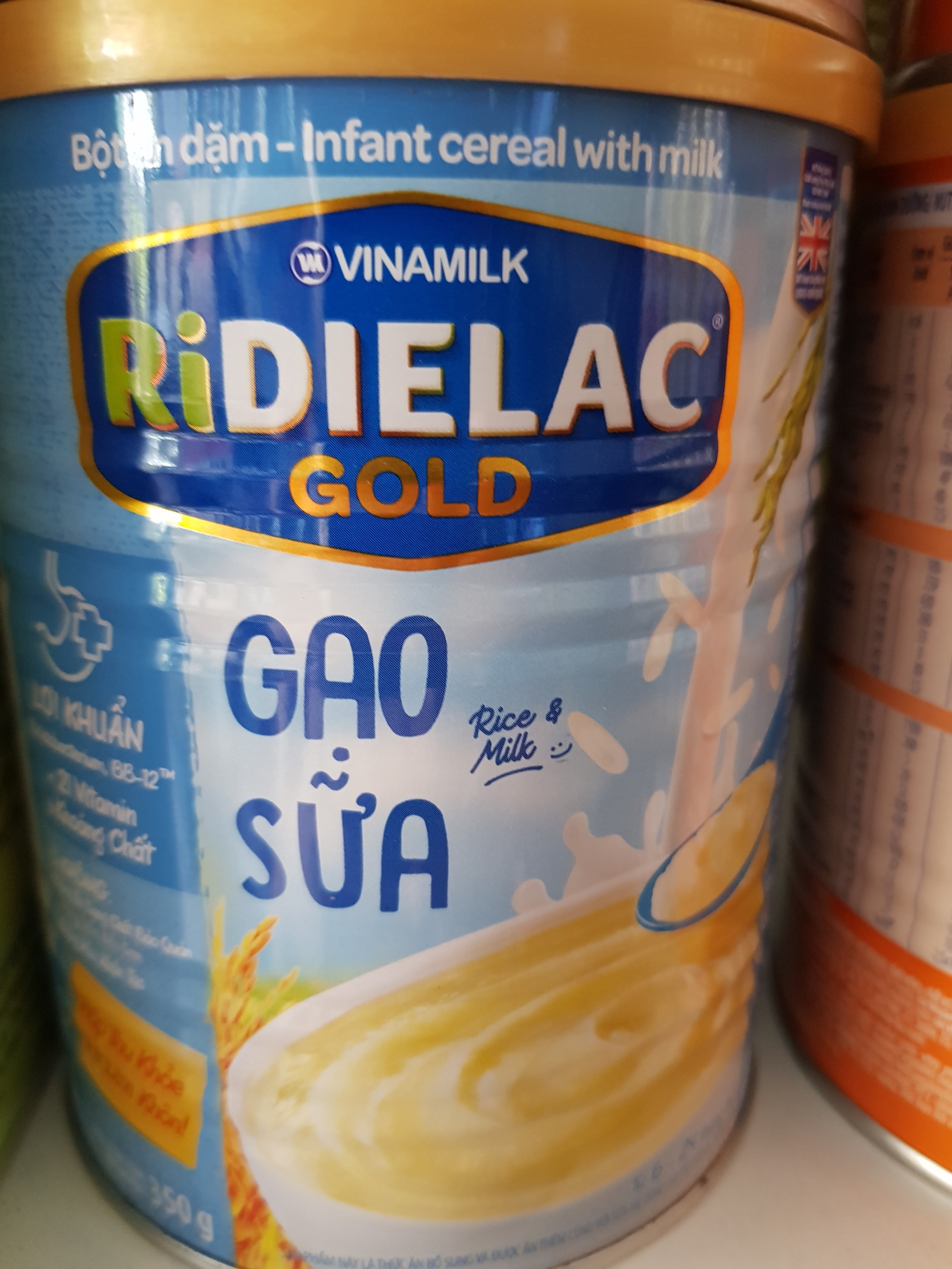 Bột ăn dặm Ridielac Vinamilk đủ vị 350g