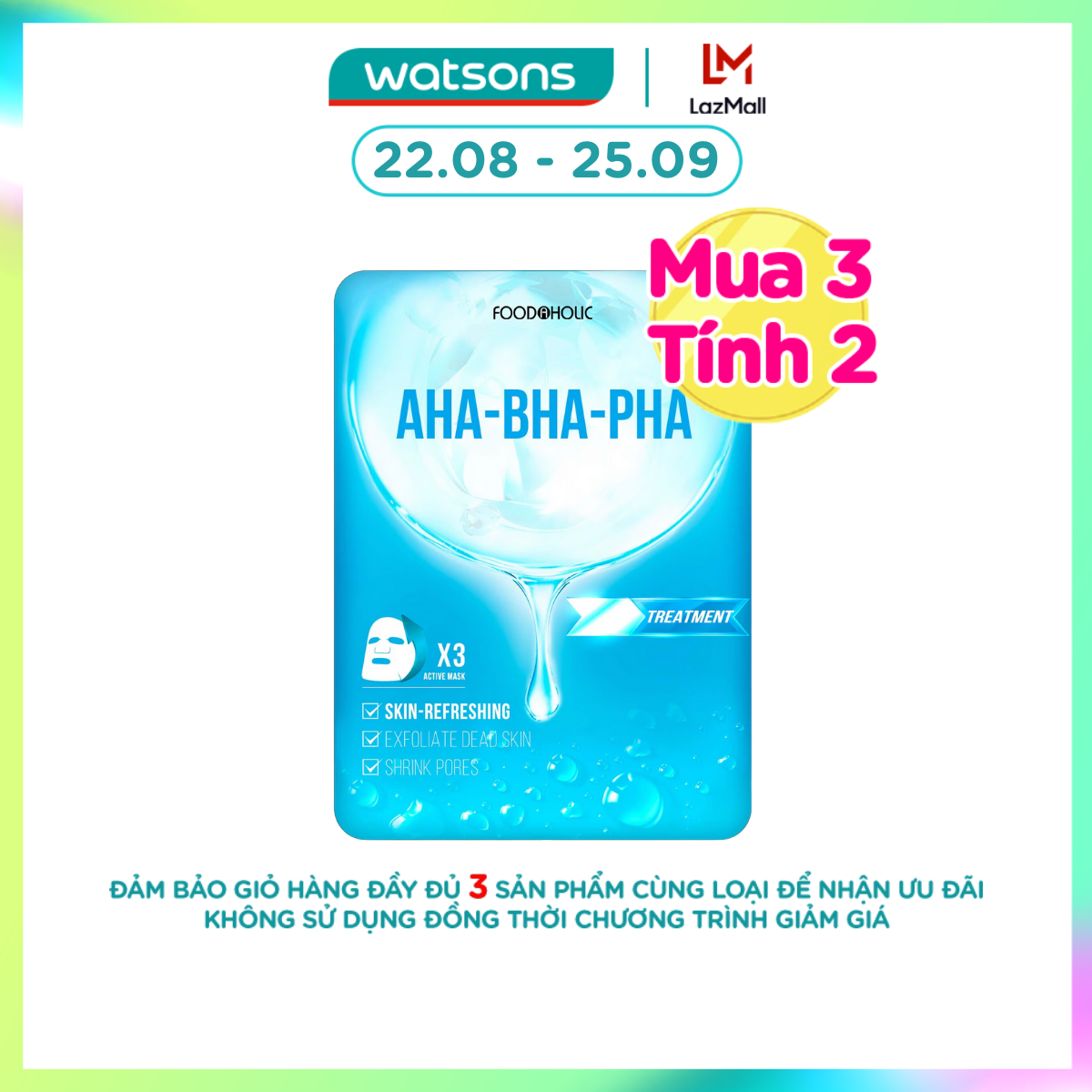 Foodaholic aha bha pha mask 23ml