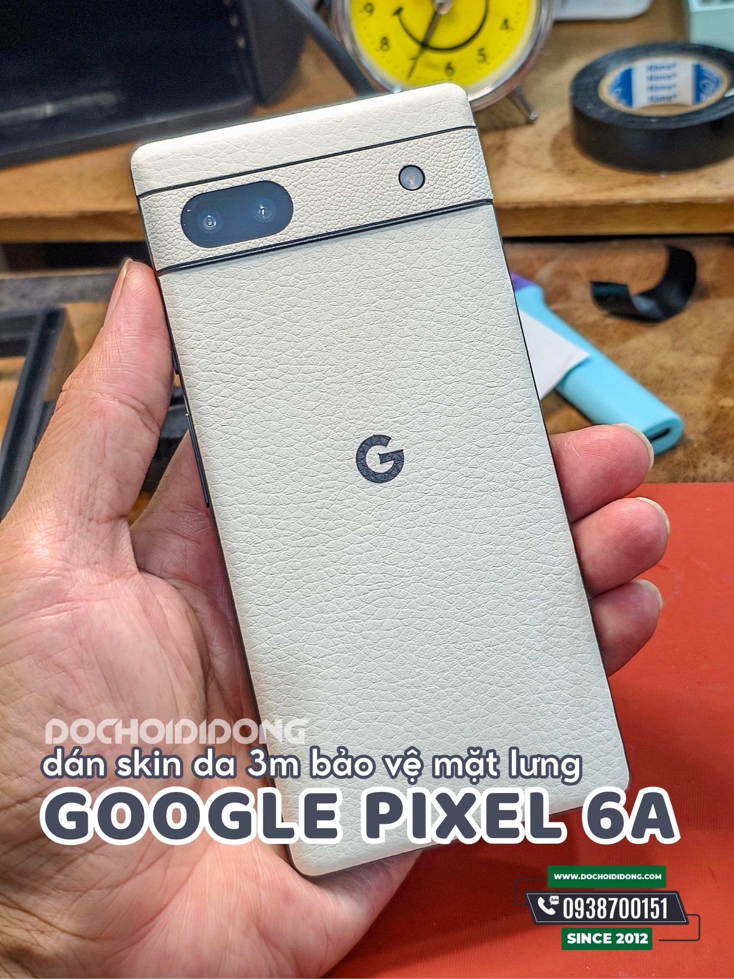 Miếng dán PPF skin cao cấp đổi màu mặt lưng bảo vệ Google Pixel 6a