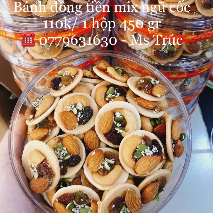 [HCM]Bánh Đồng Tiền MIX Ngũ Cốc