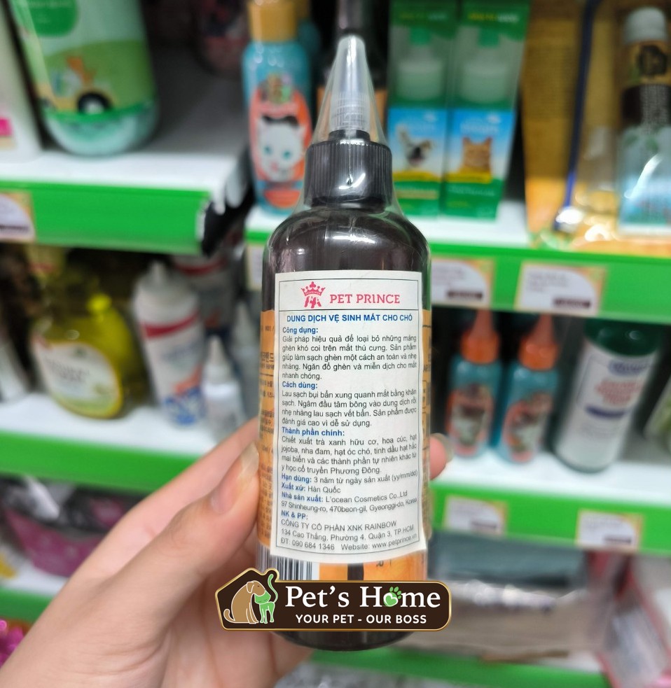 Dung dịch vệ sinh mắt Budle Budle cho chó 120ml