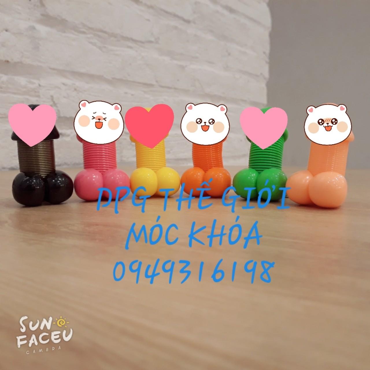 Móc khóa CIU.CIU Lò Xo MÀU ĐEN