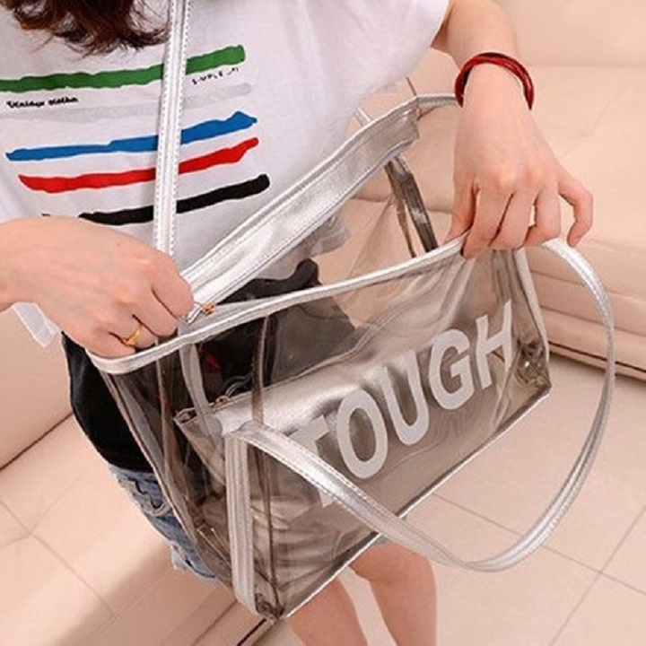 SÉT 2 TÚI XÁCH TRONG SUỐT