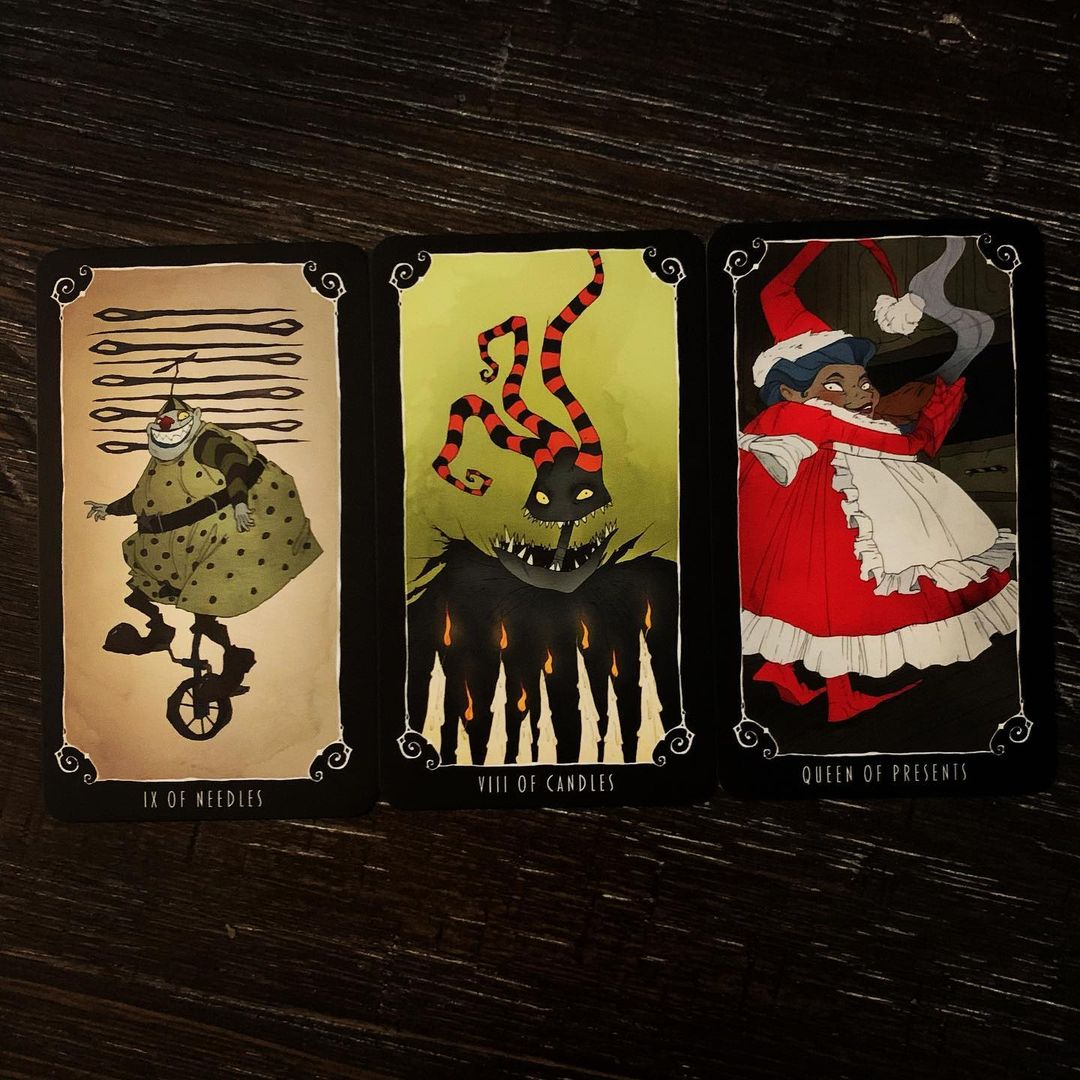[Size Gốc] Bộ bài The Nightmare before Christmas Tarot