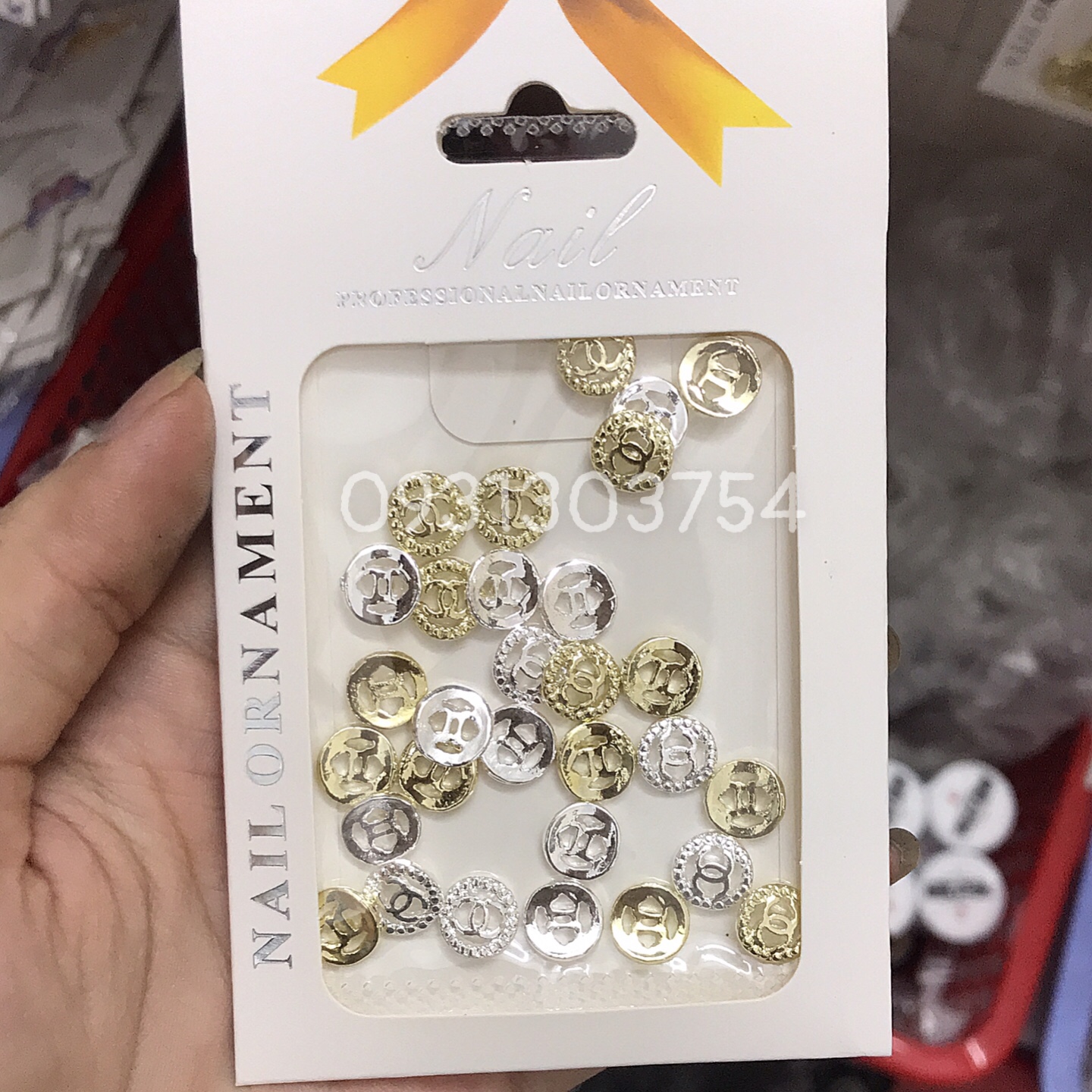 Charm Kim Loại Đính Móng Trang Trí Nail 4