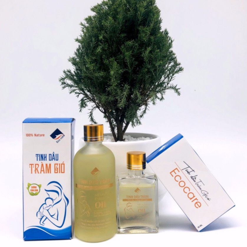 Tinh dầu tràm gió hữu cơ Ecocare chai 30ml-100ml