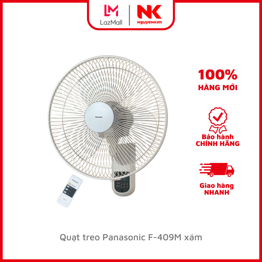Quạt treo Panasonic F-409M xám