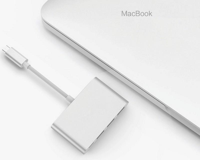 Hub OTG USB Type C ra 3 cổng USB 3.0 chất lượng cao