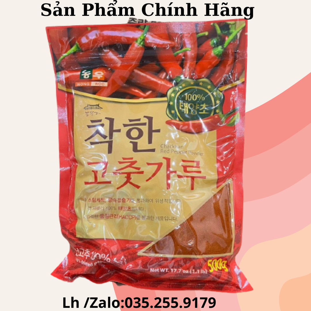 Ớt bột làm kim chi mịn 500g