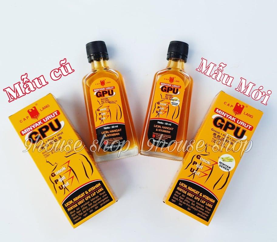 01 Dầu xoa bóp GPU Liniment Oil Indonesia 60ml