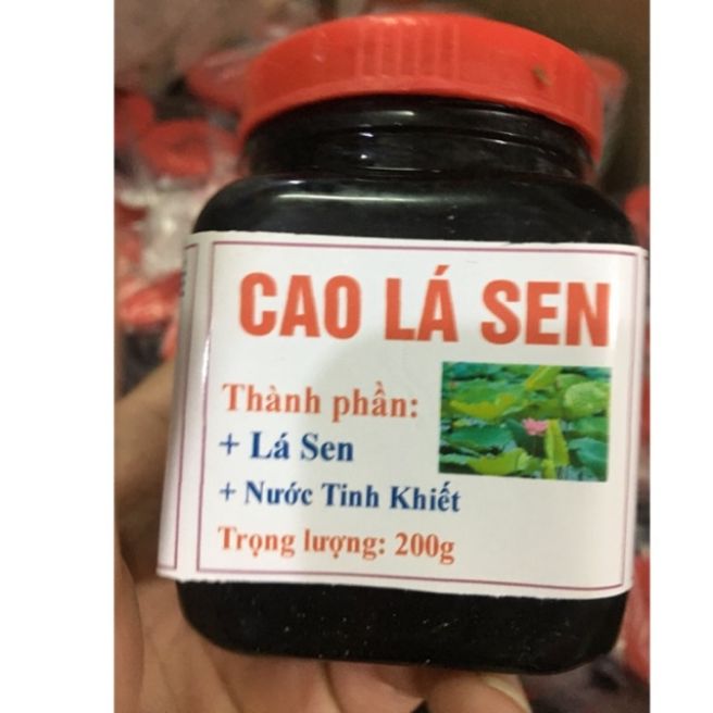hộp 200g cao lá sen