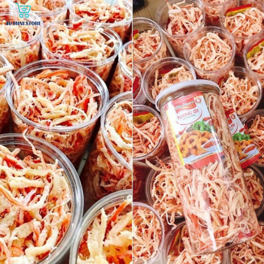 MỰC HẤP NƯỚC DỪA SIÊU NGON HỦ PET 300G