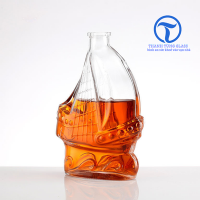 Vỏ chai thủy tinh XO thuyền buồm 500ml